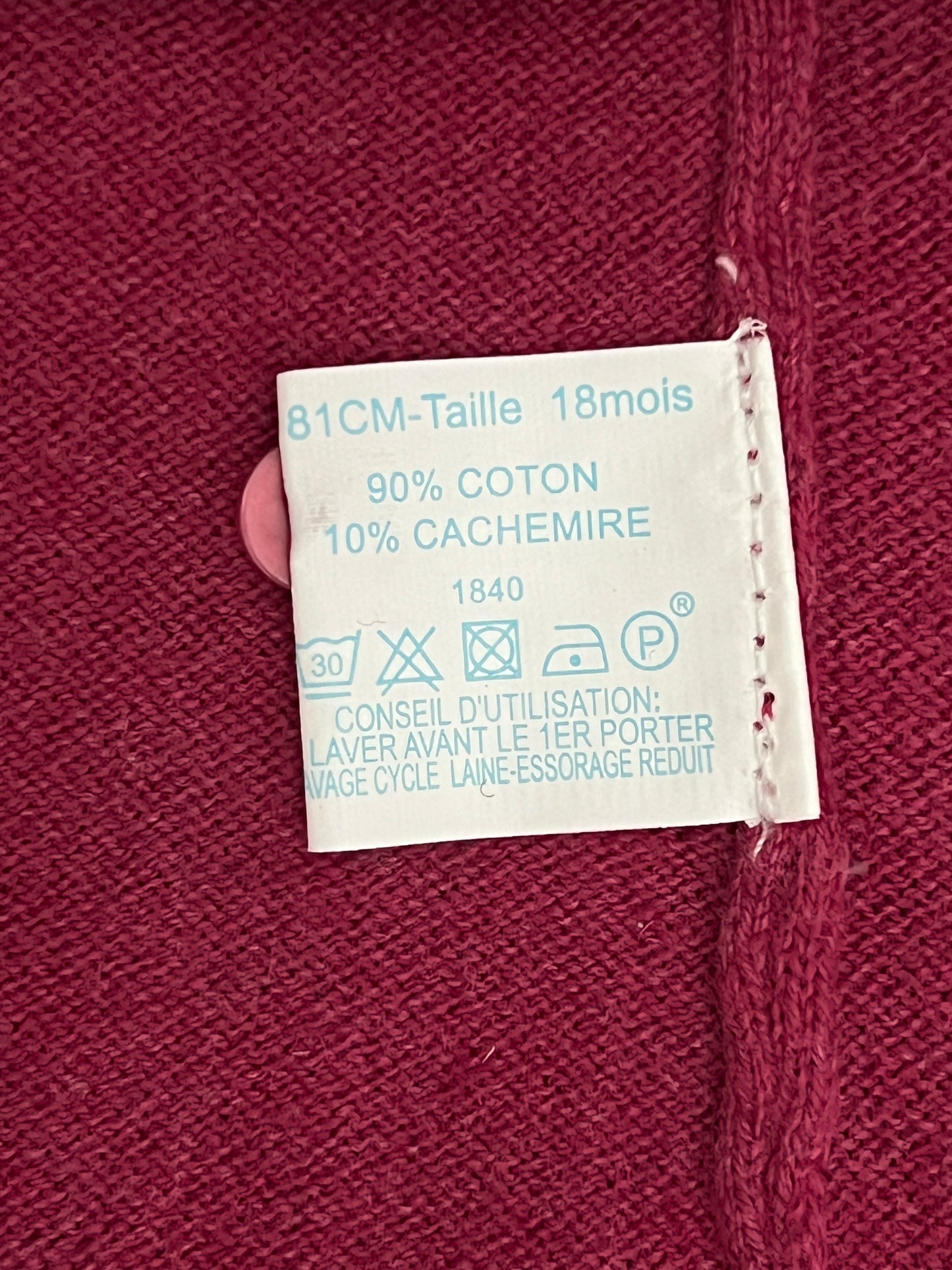 Cardigan - Size 1.5
