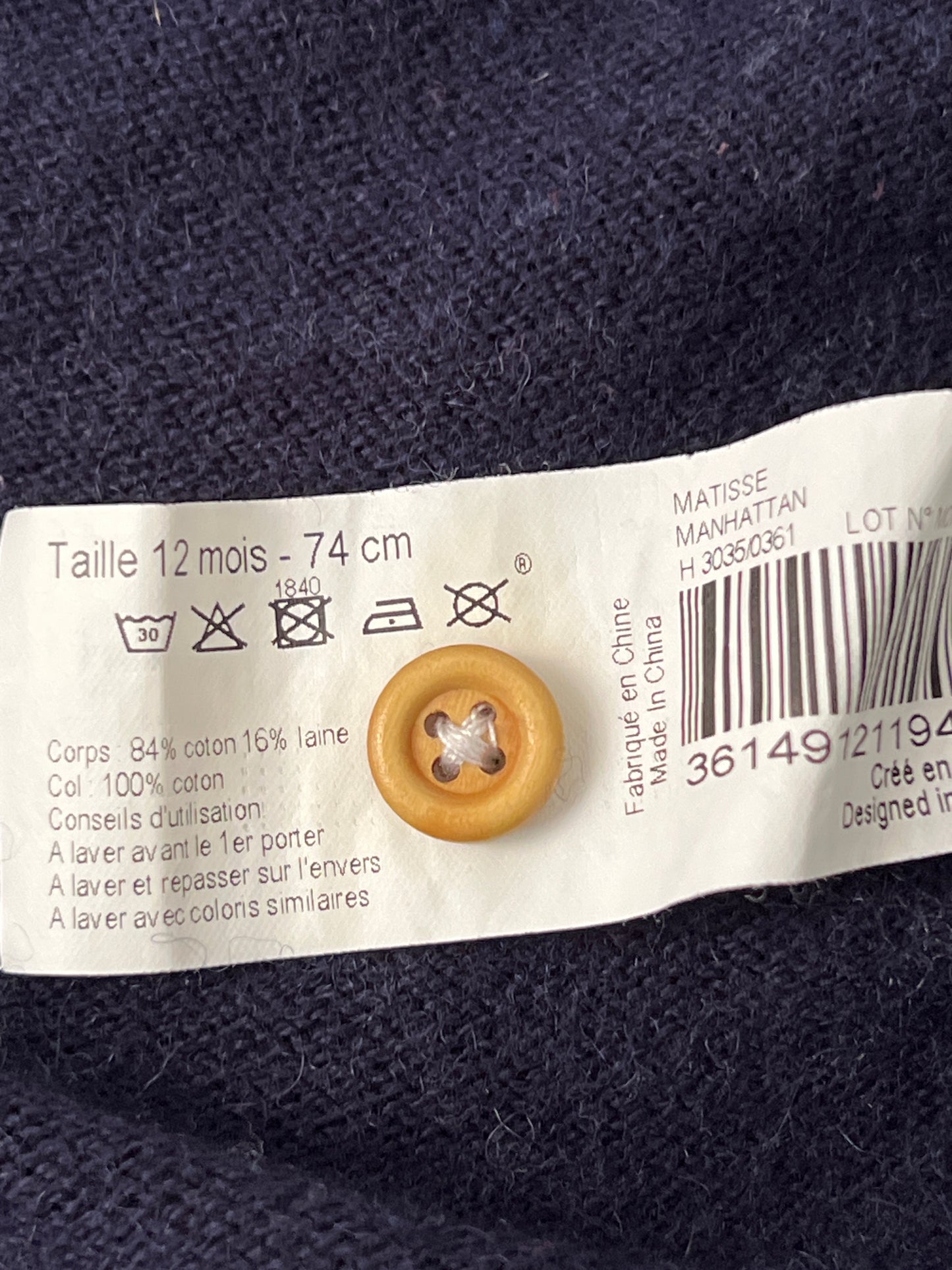 Sweater - Size 1