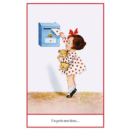 French postcard - Sweet Note