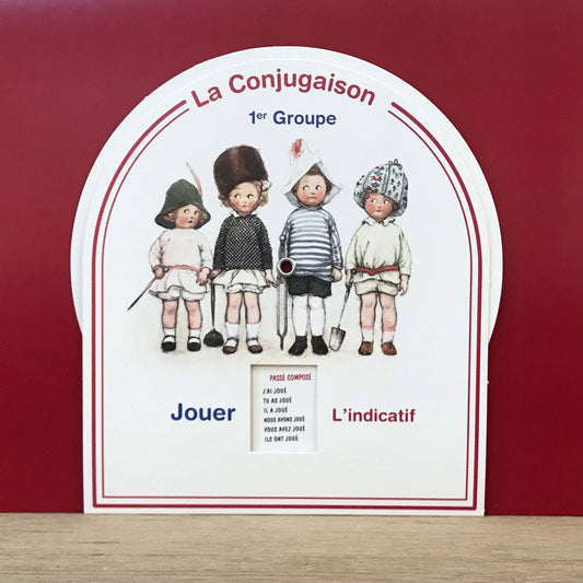 French Learning Disk - Conjugation 1st Group