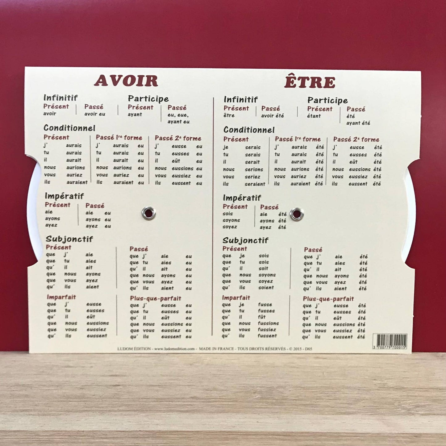 French Learning Disc - Auxiliary