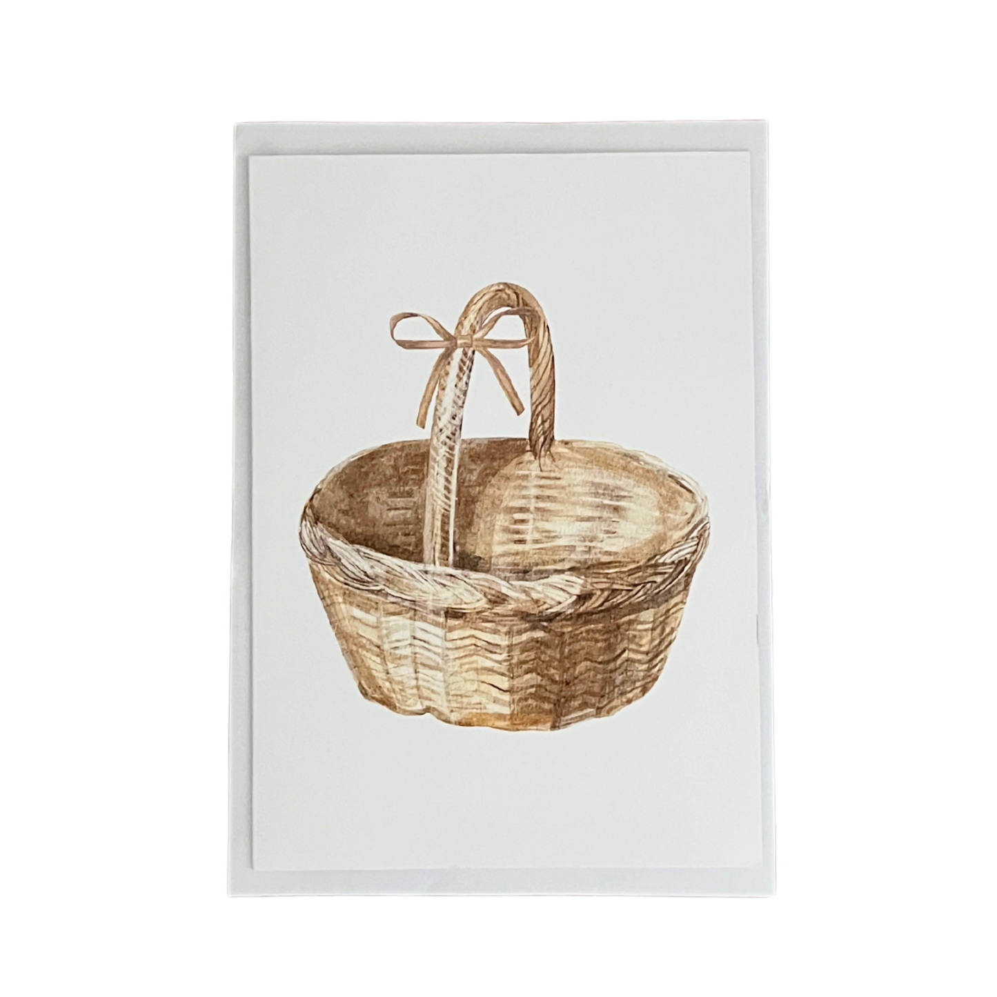 Woven basket card